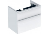Skříňka pod umyvadlo Geberit Smyle Square 73,4 cm, se dvěma zásuvkami
