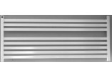 Radiátor vodorovný, Komex Lena, 50x100 cm - Bílý