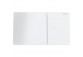 Tlačítko Geberit Sigma 10 přední spouštěcí pro splachovací nádržky UP320 - bílý/chrom/bílá