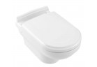 Závěsné wc Villeroy&Boch Hommage, s hlubokým splachováním, 37x60 cm, s povrchem CeramicPlus - bílá