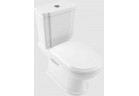 Mísa WC s hlubokým splachováním do WC-kompaktu, stojící, Villeroy&Boch Hommage - Weiss Alpin CeramicPlus