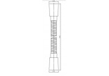 Sprchová hadice, 150 cm, Omnires Astoria - Měď 