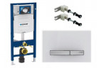 Modul podomítkový Geberit Duofix H112 + distanční ramena + Tlačítko Geberit Sigma 50 bílá-chrom