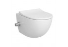 Závěsné wc WC Vitra Sento s funkcí bidetu 54cm + sedátko - bílá