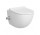 Závěsné wc WC Vitra Sento s funkcí bidetu 54cm + sedátko - bílá