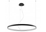Żyrandol Sollux Lighting RIO, kruhový průměr 78cm, LED 50W 3000K, černá