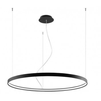Żyrandol Sollux Lighting RIO, kruhový průměr 110cm, LED 70W 3000K, černá