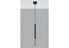 Lampa závěsná Sollux Ligthing MOZAICA 1, G9 1X12W, černá/měď