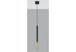 Lampa závěsná Sollux Ligthing MOZAICA 1, G9 1X12W, černá/měď