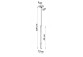 Lampa závěsná Sollux Ligthing MOZAICA 1, G9 1X12W, černá/měď