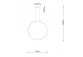 Lampa závěsná Sollux Ligthing PINNE 117 , modul LED, 28W 4000K , černá