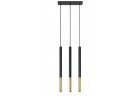 Lampa závěsná Sollux Ligthing MOZAICA 3L, G9 3x12W LED, černá/zlato