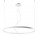 Żyrandol Sollux Lighting RIO, kruhový průměr 110cm, LED 50W 3000K, bílý