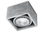 Plafon Sollux Ligthing QUATRO 1, GU10/ES111 1x40W 1x12W LED, šedá