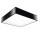 Plafon Sollux Lighting HORUS 55, E27 4x60W, 4x15W LED, černá