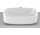 Umyvadlo na postavení na desku 50 cm, oválný, Roca FINECERAMIC - Bílá
