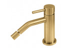 Bidetová baterie Vema Otago, stojící, výtokové rameno 110mm, s automatickým uzávěrem, brushed gold