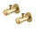 Zaworki pod Baterię 2 kusy Vema Otago, brushed gold