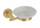 Mýdlenka Vema Otago,matné sklo, brushed gold