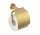Závěs toaletního papíru s klopou Vema Otago,brushed gold