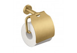 Závěs toaletního papíru s klopou Vema Otago,brushed gold
