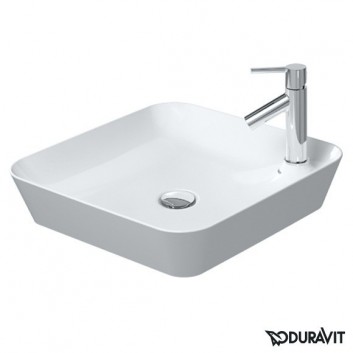 Jednootvorové umyvadlo s přepadem Duravit Darling New 550x480 mm, - sanitbuy.pl