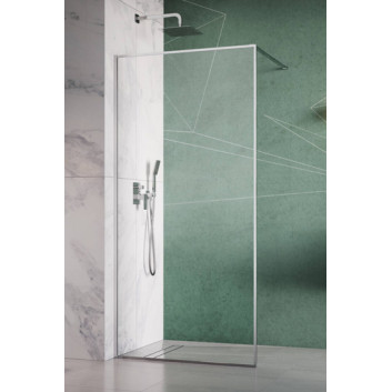 Stěna Walk-In Radaway Modo II New 100-140x150-200cm, chrom, sklo čiré