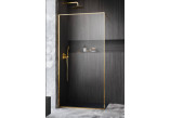 Sprchový kout Walk-In Radaway Modo F II 145, profil zlatá lesklý, sklo čiré