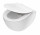 Závěsné wc WC Deante Peonia 51x36cm, bezkołnierzowa - bílý