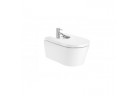 Závěsný bidet Roca Inspira Round 37x56 cm, s povrchem Superglaze - bílý