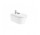 Závěsný bidet Roca Inspira Round 37x56 cm, s povrchem Superglaze - bílý
