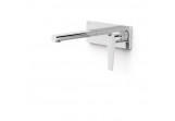 Prvek nástěnná do podomítkového korpusu umyvadlové baterie TRES Class, wylewka180mm, chrom
