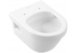 Mísa WC s hlubokým splachováním Compact bez kołnierza wewnętrznego, podwiaszana, Villeroy & Boch Architectura, Weiss Alpin CeramicPlus