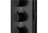 Panel sprchový Corsan SNAKE, směšovací systém, černá 