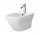 Bidet zavěsný oválný z ukrytym montażem Cersanit Larga, bílý matnáný