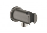 Kolanko sprchové s rukojetí Grohe Rainshower, brushed hard graphite