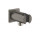 Kolanko sprchové s rukojetí Grohe Rainshower, brushed hard graphite
