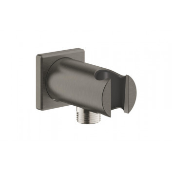 Kolanko sprchové s rukojetí Grohe Rainshower, brushed hard graphite