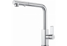 Dřezová baterie Franke Maris pull-out spray , výška 295mm, otočné výtokové rameno, chrom