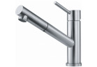 Dřezová baterie Franke Orbit pull-out , výška 209mm, otočné i výsuvná sprcha, ušlechtilá ocel