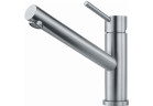 Dřezová baterie Franke Orbit , výška 208mm, otočné i výsuvná sprcha, ušlechtilá ocel