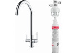 Dřezová baterie Franke Urban pull-out , výška 294mm, otočné i výsuvná sprcha, chrom