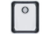 Dřez Franke Aton ANX 110-34, podblatowy, jednokomorowy, 34x40cm, ušlechtilá broušená ocel