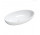 Umyvadlo na postavení na desku Omnires Crete Marble+ 51 x 31 cm, bílá lesklá, bez přepadu