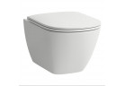 Mísa WC podvěsná zkrácená Laufen Lua ADVANCED, 52x36cm, rimless ,bez splachovacího okruhu,