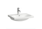 Umyvadlo stěnová Laufen Lua 600 x 460 mm, bez otvoru pro baterii z přepadem, powierzchni Clean Coat - bílá