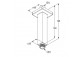 Rameno stropní do deczownicy DN 15 Kludi A-QA 150 mm