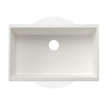 Dřez podvěsný Blanco SUBLINE 400-U, bez zátky, 55,5x50 cm, bílý