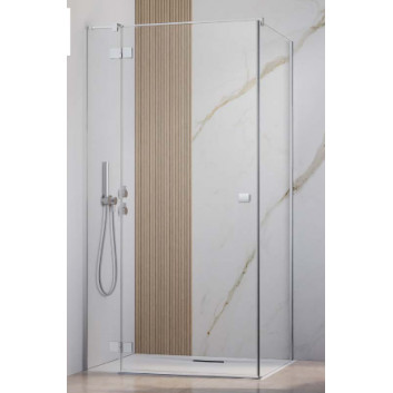 Pevná boční stěna S1 70 Radaway Essenza New Black KDJ 66.7-68.2-200cm, profil černá, sklo čiré