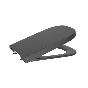 Mísa WC podvěsná Roca Gap Rimless, 35x54cm, černá matnáný